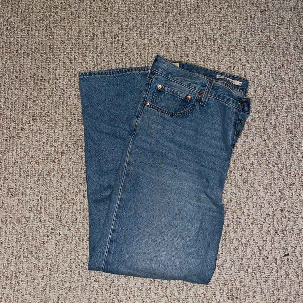 Levi's Women's Blue Ankle Jeans